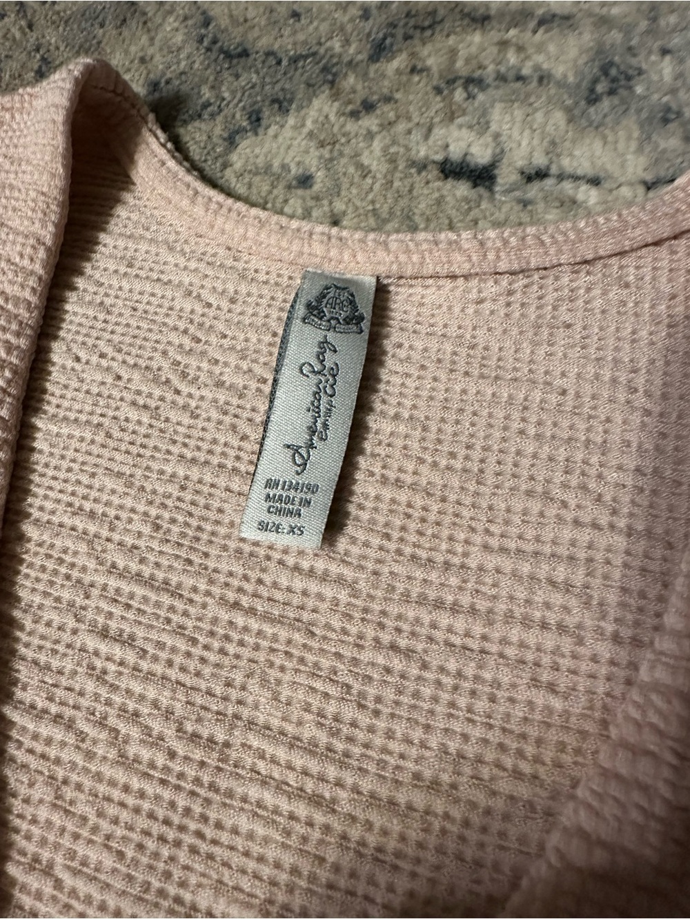 American Rag Peach Crop Ruffle Top - Picture 4 of 4